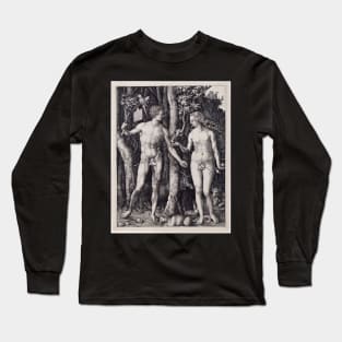 Albrecht Dürer, Adam and Eve,Engraving Long Sleeve T-Shirt